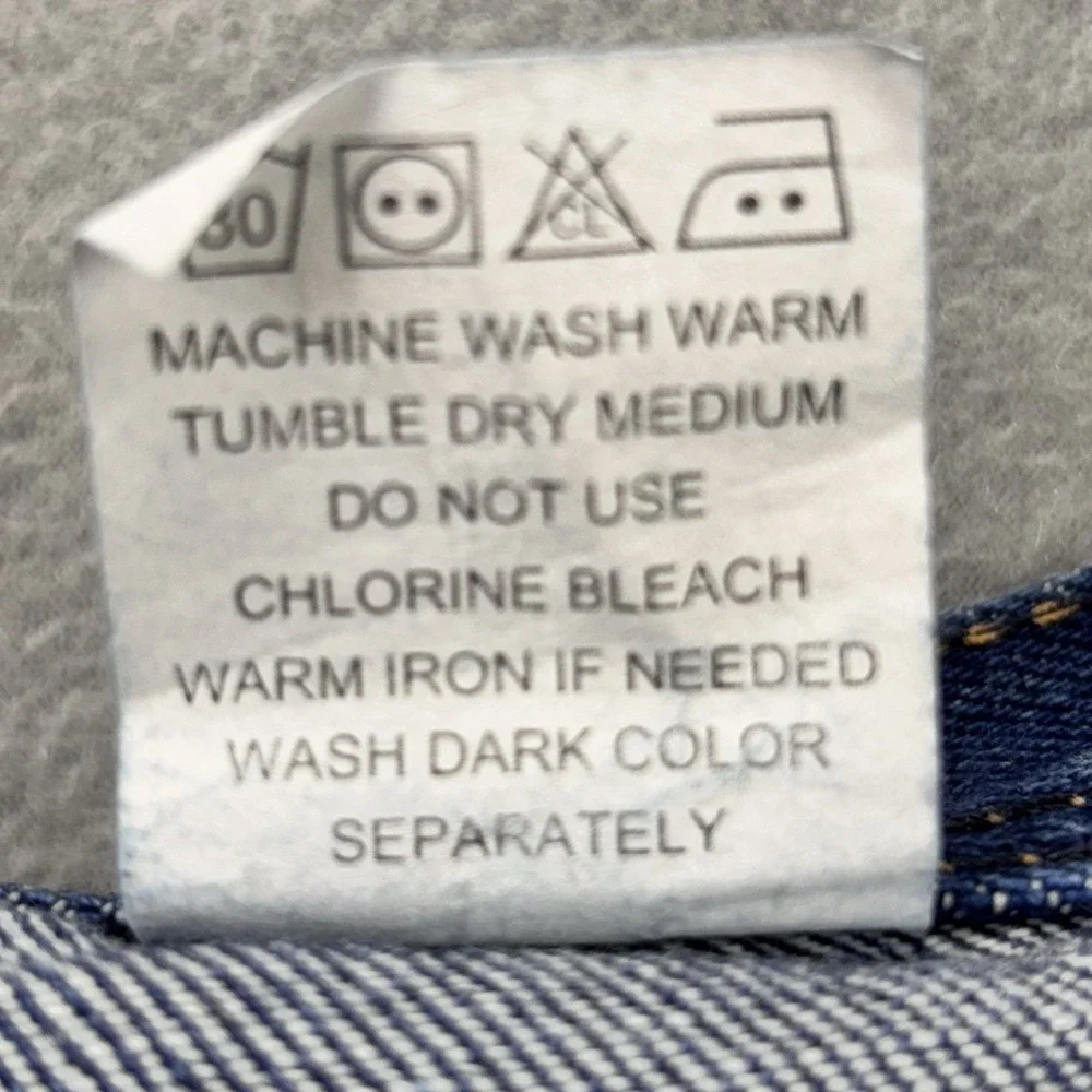Key Jeans Mens 42x30 Boot Cut Relaxed Fit 5 Pocket Blue Denim Workwear‎ NEW